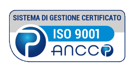 Marchio ANCCP - Sistema di Gestione Certificato ISO 9001